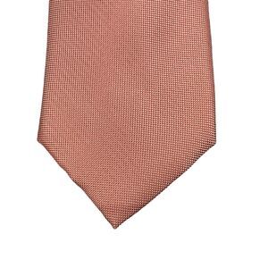 Club Room Mens Classic Solid Neck Tie Coral Pink 3.25"